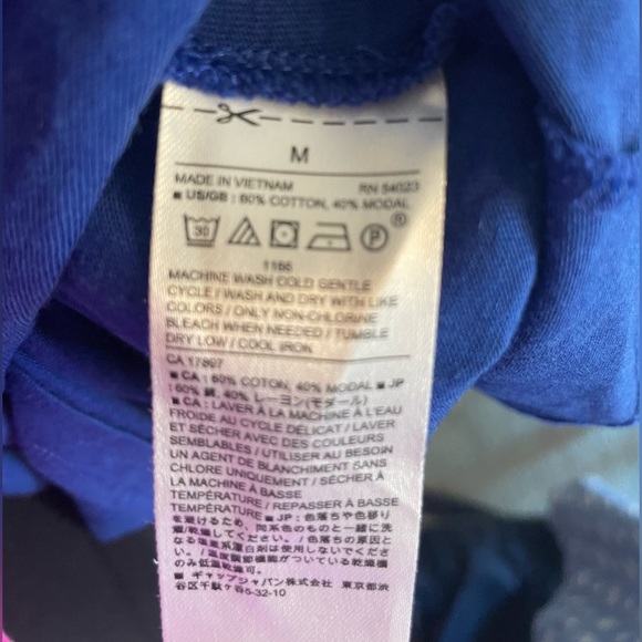 Blue, Banana Republic 3/4 length size Medium - Picture 3 of 4